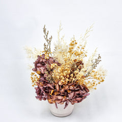 Shelove Rustic Charm - Hydrangea & Pampas Preserved Arrangements